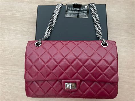 chanel 255 red|Chanel vintage 2.55 bag price.